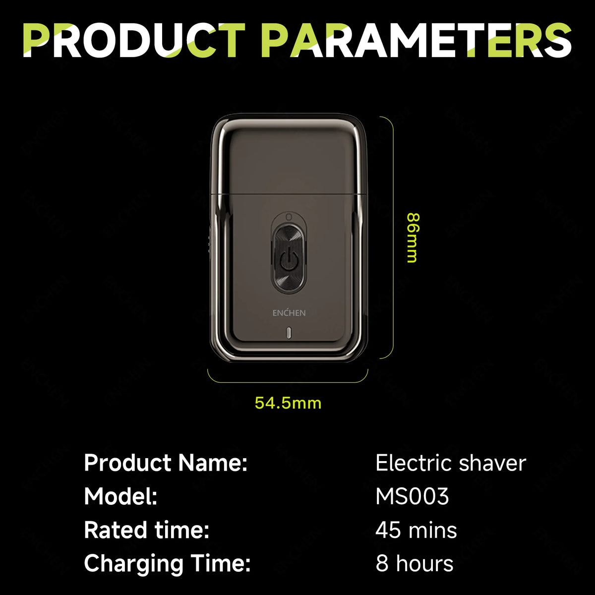 ENCHEN MS003 Precision Pocket Foil Shaver