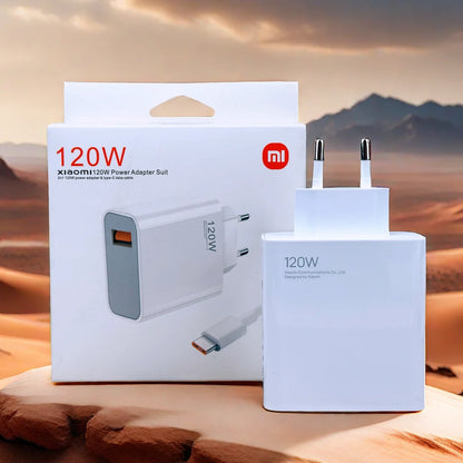 Chargeur Xiaomi Original 120W GaN – Charge Turbo USB-C, Compatible Xiaomi Redmi Mi Series