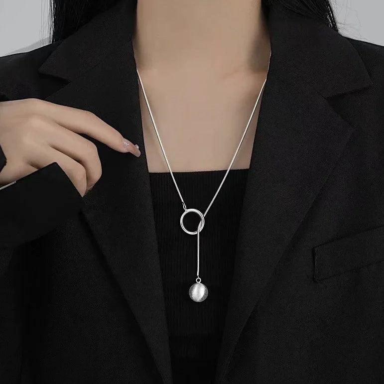Collier Cœur Asymétrique en Argent 925 – Style Hip Hop, Bijou Femme, Idée Cadeau