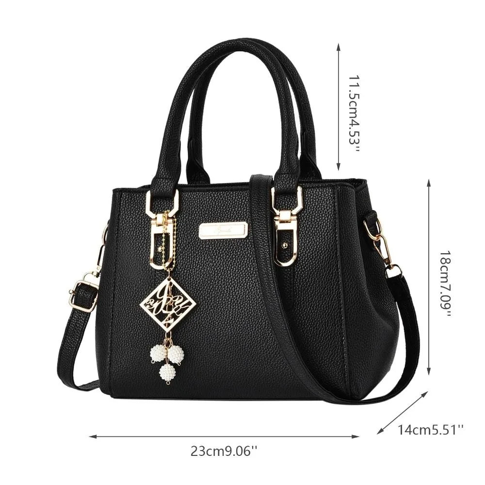 Sac à Main Femme en Simili Cuir – Bandoulière Réglable, Grande Capacité, Style Casual Chic