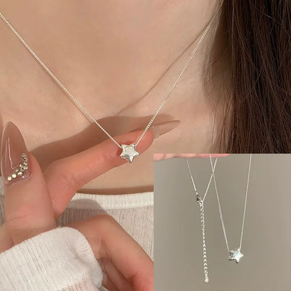 Collier Cœur Asymétrique en Argent 925 – Style Hip Hop, Bijou Femme, Idée Cadeau
