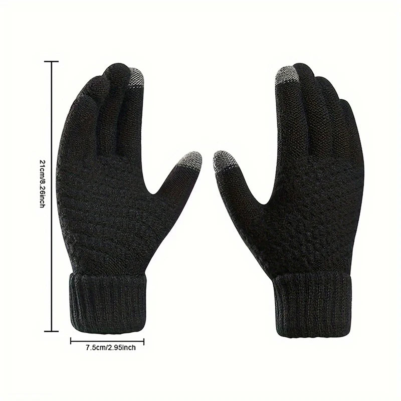 Men Women Winter Warm Touch Screen Gloves