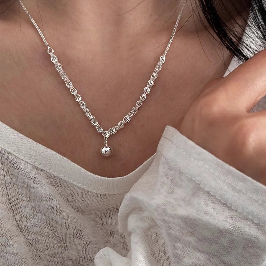 Collier Cœur Asymétrique en Argent 925 – Style Hip Hop, Bijou Femme, Idée Cadeau