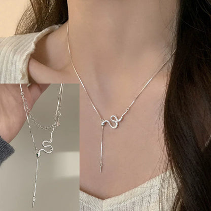 Collier Cœur Asymétrique en Argent 925 – Style Hip Hop, Bijou Femme, Idée Cadeau