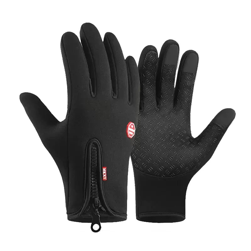 Winter Fleece‑Lined Cycling Gloves