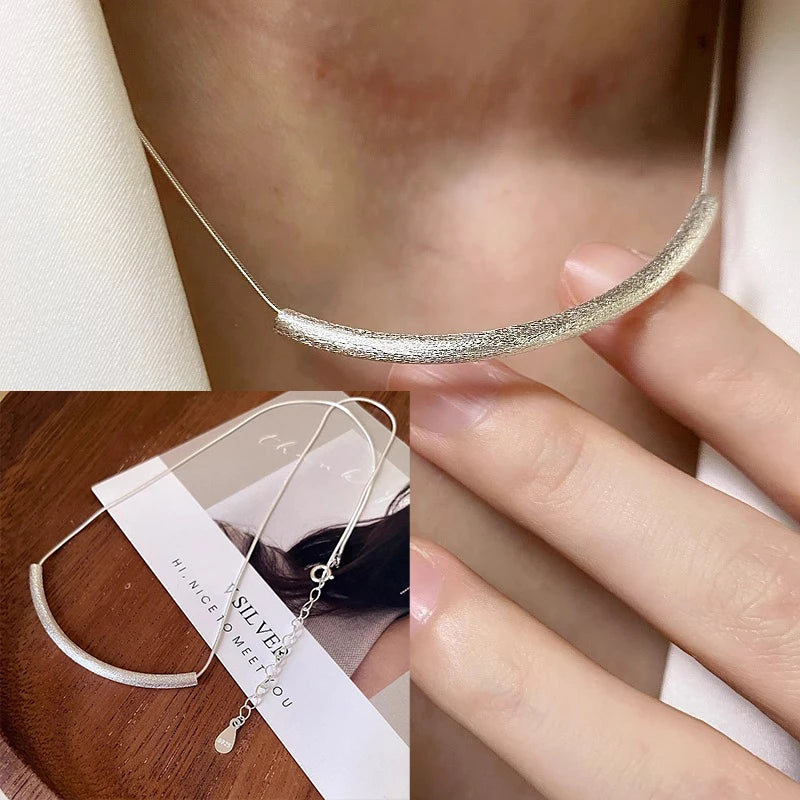 Collier Cœur Asymétrique en Argent 925 – Style Hip Hop, Bijou Femme, Idée Cadeau