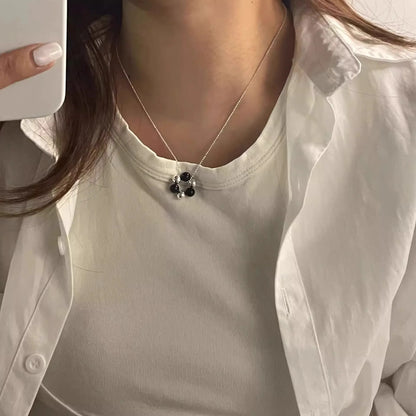 Collier Cœur Asymétrique en Argent 925 – Style Hip Hop, Bijou Femme, Idée Cadeau