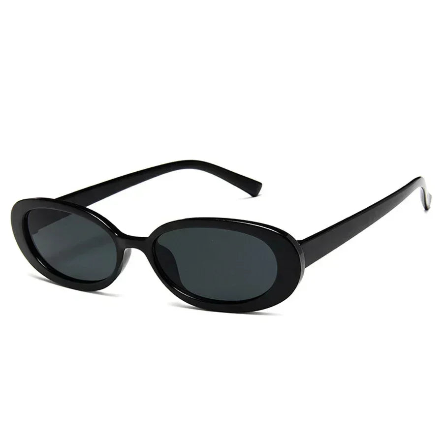 Lunettes de Soleil Ovales Vintage Femme – Style Rétro Luxe, Protection UV