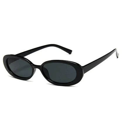 Lunettes de Soleil Ovales Vintage Femme – Style Rétro Luxe, Protection UV
