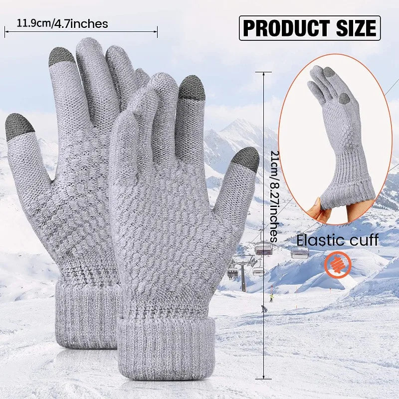 Winter Warm Knitted Gloves