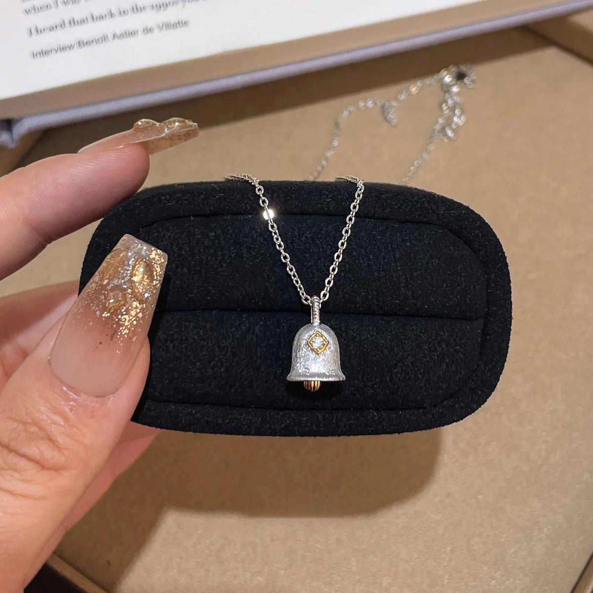 Collier Cœur Asymétrique en Argent 925 – Style Hip Hop, Bijou Femme, Idée Cadeau