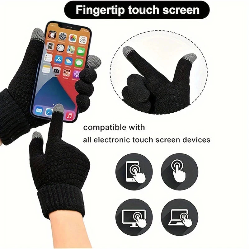 Men Women Winter Warm Touch Screen Gloves