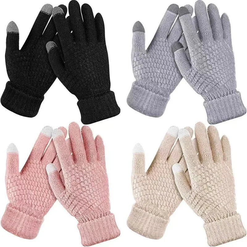 Winter Warm Knitted Gloves