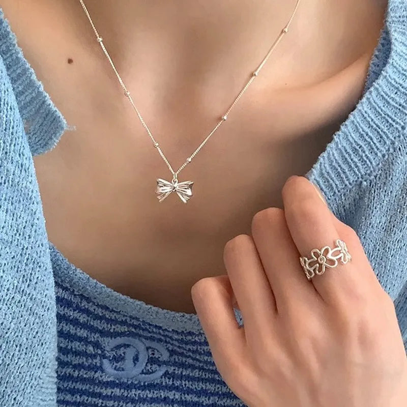 Collier Cœur Asymétrique en Argent 925 – Style Hip Hop, Bijou Femme, Idée Cadeau