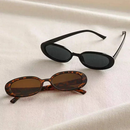 Lunettes de Soleil Ovales Vintage Femme – Style Rétro Luxe, Protection UV